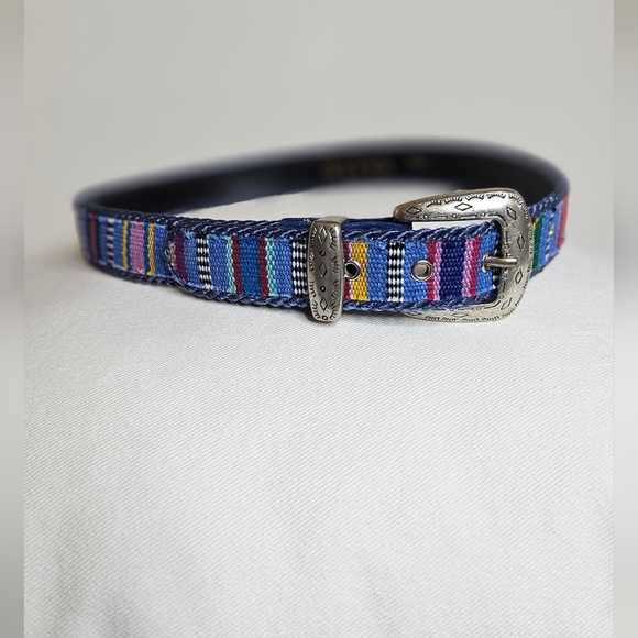 Vintage Elite Acc, Woven Belt W/Western Buckle - Picture 6 of 7